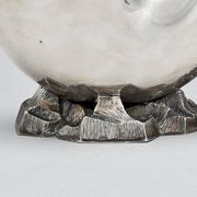 Boat sauce boat on rock, England, 1920 stamped