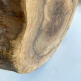 Country stool made of solid elm wood