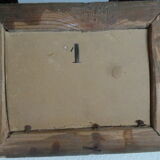 Landscape oil on cardboard unsigned