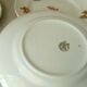 6 dessert plate in faience decor legumes 4 seasons moulin des loups n°1