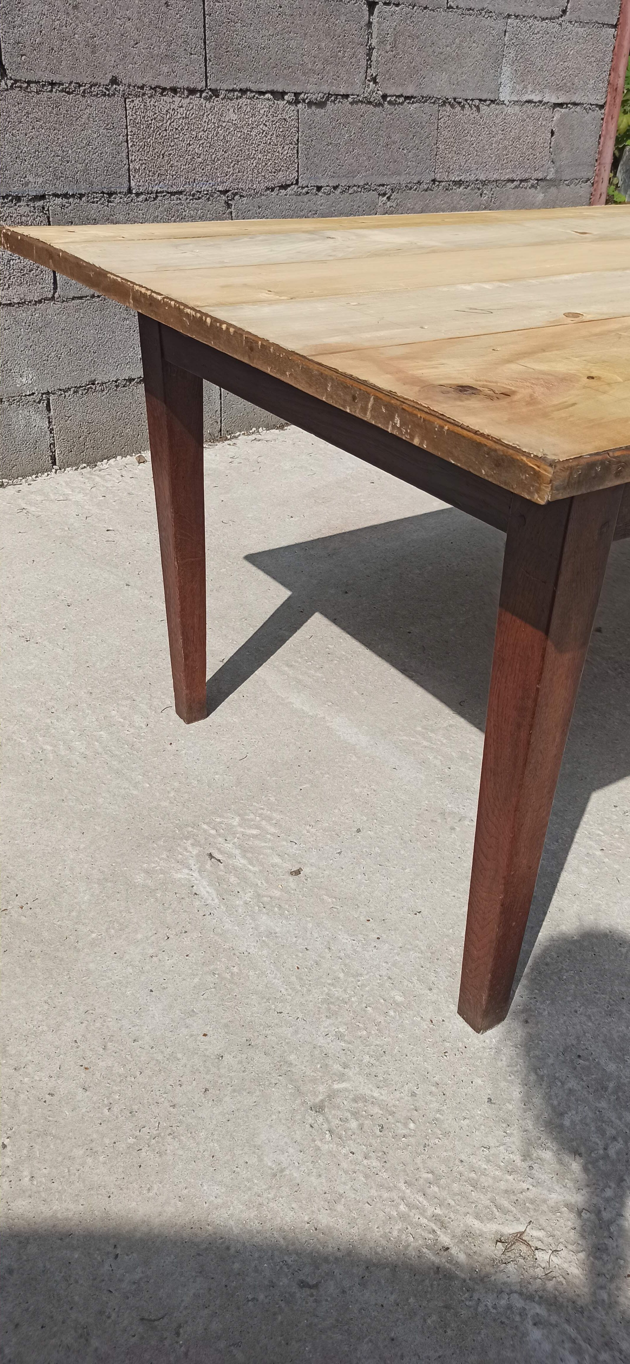 Large farmhouse table beautiful depth