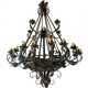 Lustre en fer forgé ( grand modèle) 170 × 120 cm