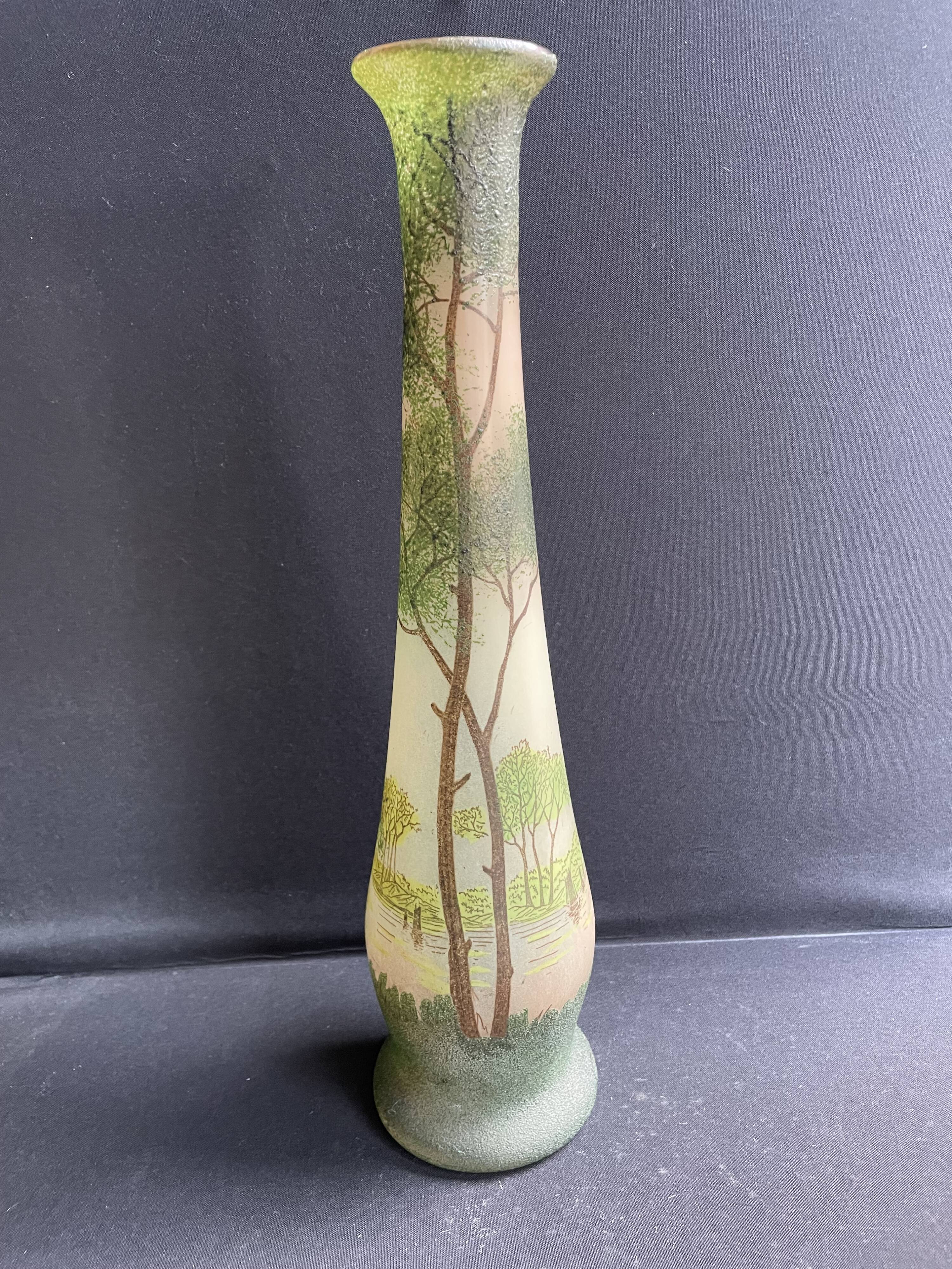 Vase - François Théodore Legras (1839-1916)