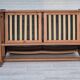 1960s, Danish 2-seater sofa in original condition, furniture leather, solid oak wood.