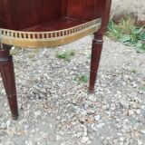 Antique Louis XVI style chest of drawers with marble top