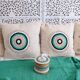 Housse de coussin Aussa avec deco en coquillages