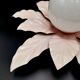Applique fleur metal