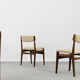 Chaise de salle à manger scandinave moderne en teck du milieu du siècle, années 1960, ensemble de 4