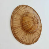Hat, colonial helmet in bamboo 70s