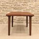 Teak coffee table designed by Niels Bach, Danish production.