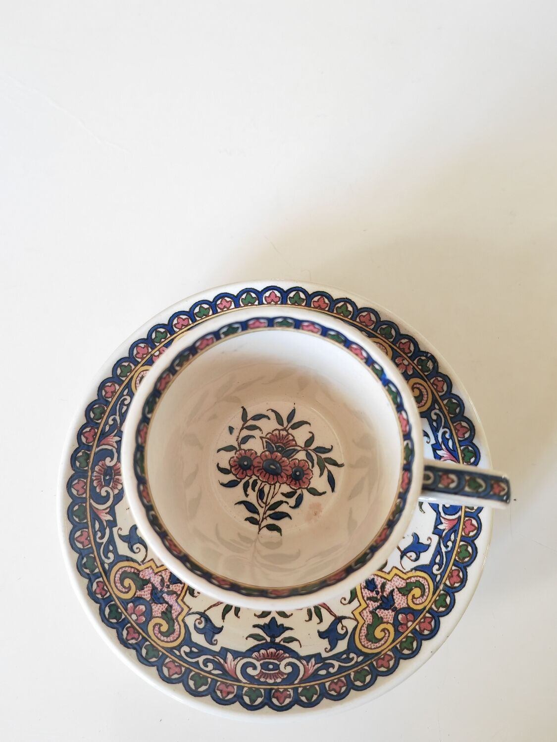 Cup and under cup Sarreguemines