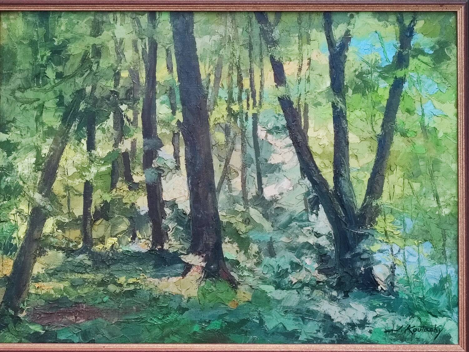 Peinture à l'huile de Joseph Koutachy