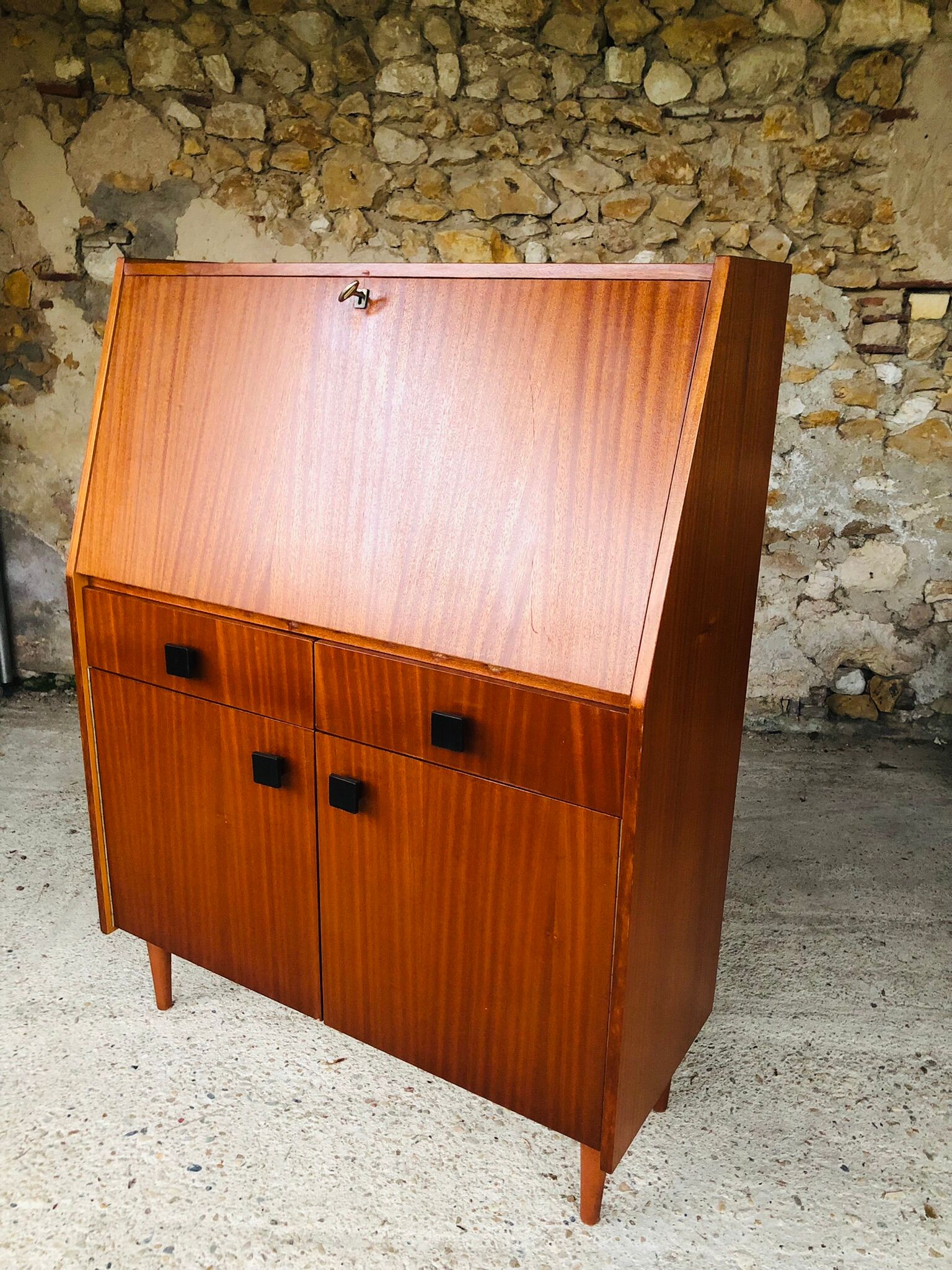 Vintage secretary, Scandinavian style, circa 60's