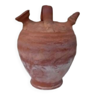 Terracotta gargoulette jug