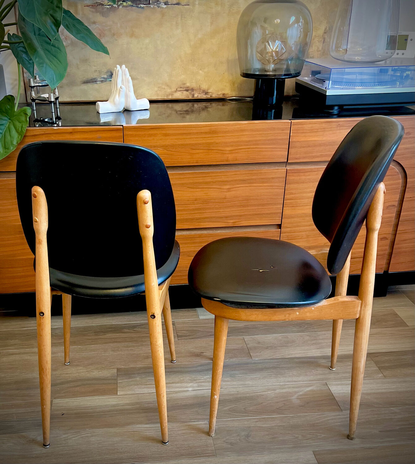 Vintage chair Pierre Guariche – model Pégase, Baum edition