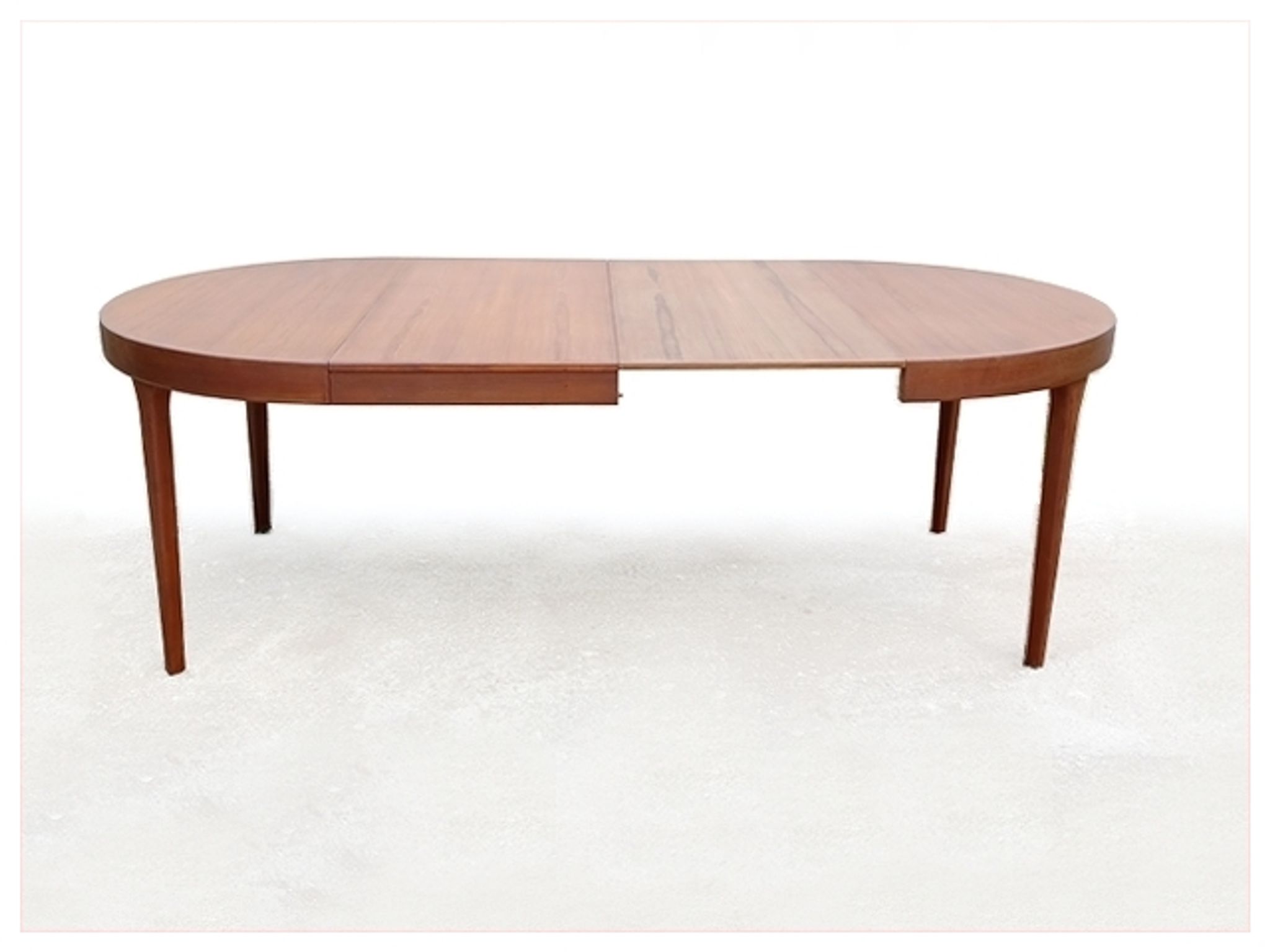 Danish round table by Oluf Th. Larsen Scandinavian teak vintage 1960