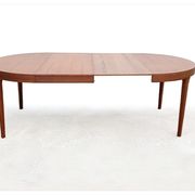 Danish round table by Oluf Th. Larsen Scandinavian teak vintage 1960