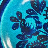 Mid-century modern ceramic wall plate by Wilhelm Kagel, German, 1960s.