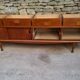Low teak sideboard 200cm