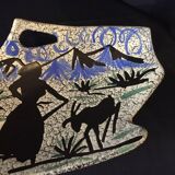 Fruit cup original vintage kitchen decor table art