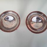Pair of copper candlesticks