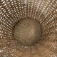 Rattan wastepaper basket 1950.