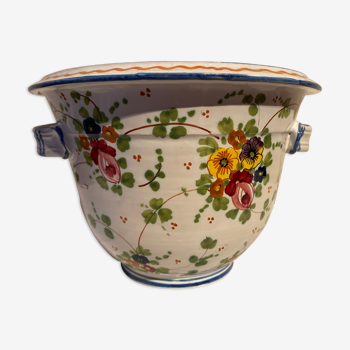 Cache pot floral vintage