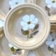 Saint Amand flowered soup plates