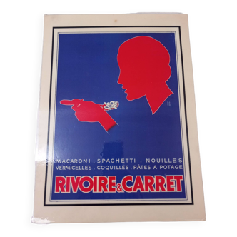 Affiche publicitaire , rivoire & carret , vintage , collector .