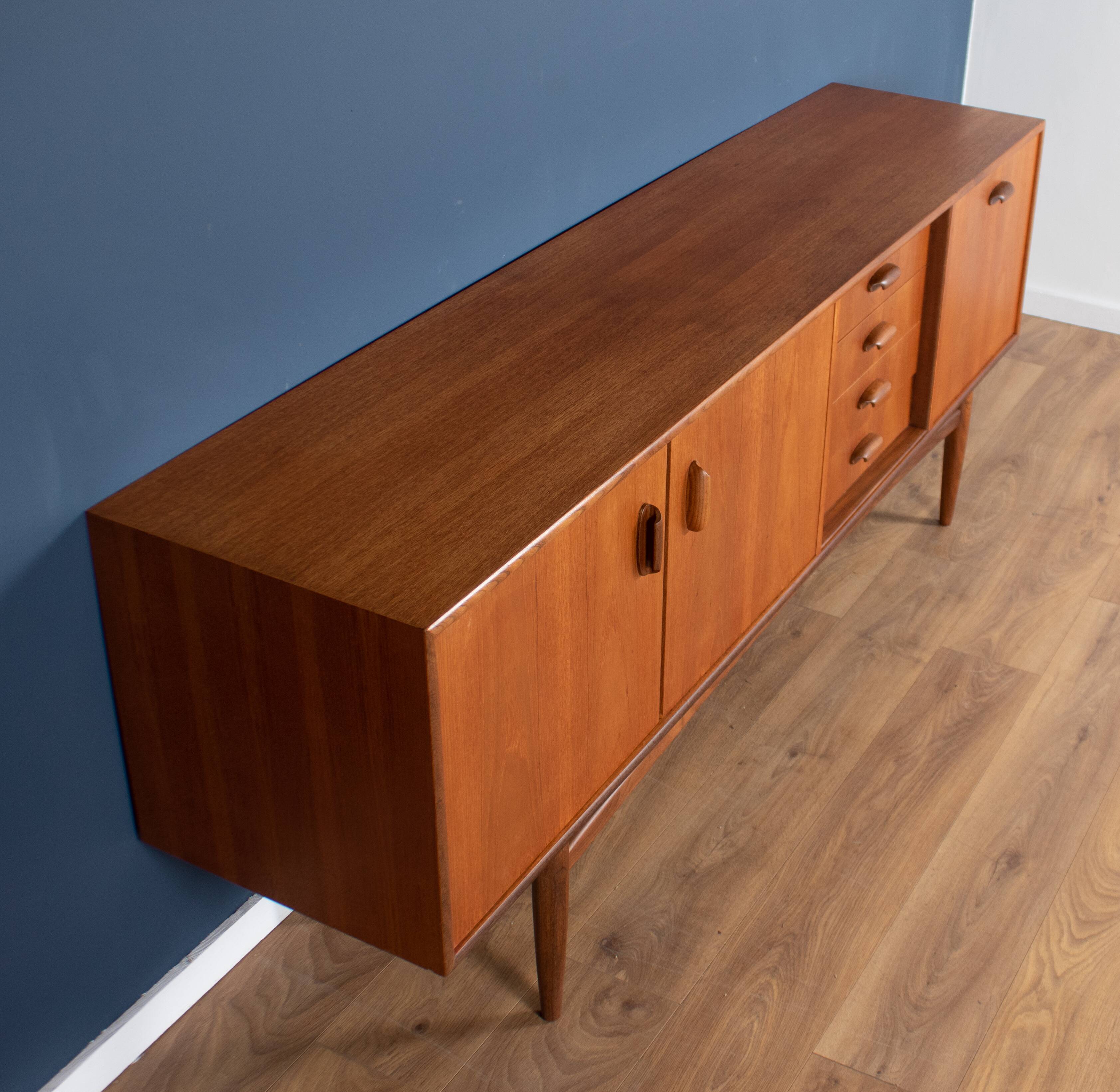 Retro teak 1960s long g plan scandi mid century sideboard