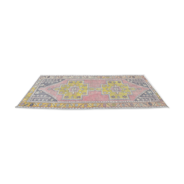 Colourful Oushak Vintage Floor Carpet sku 2508
