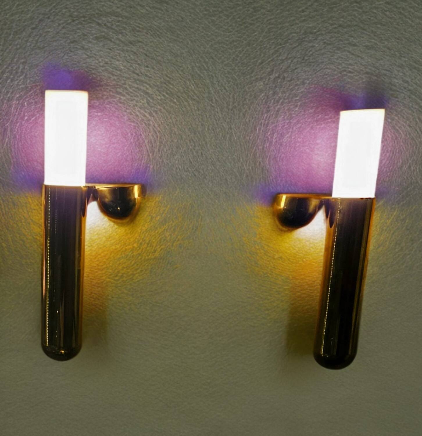 Pair of designer wall lights