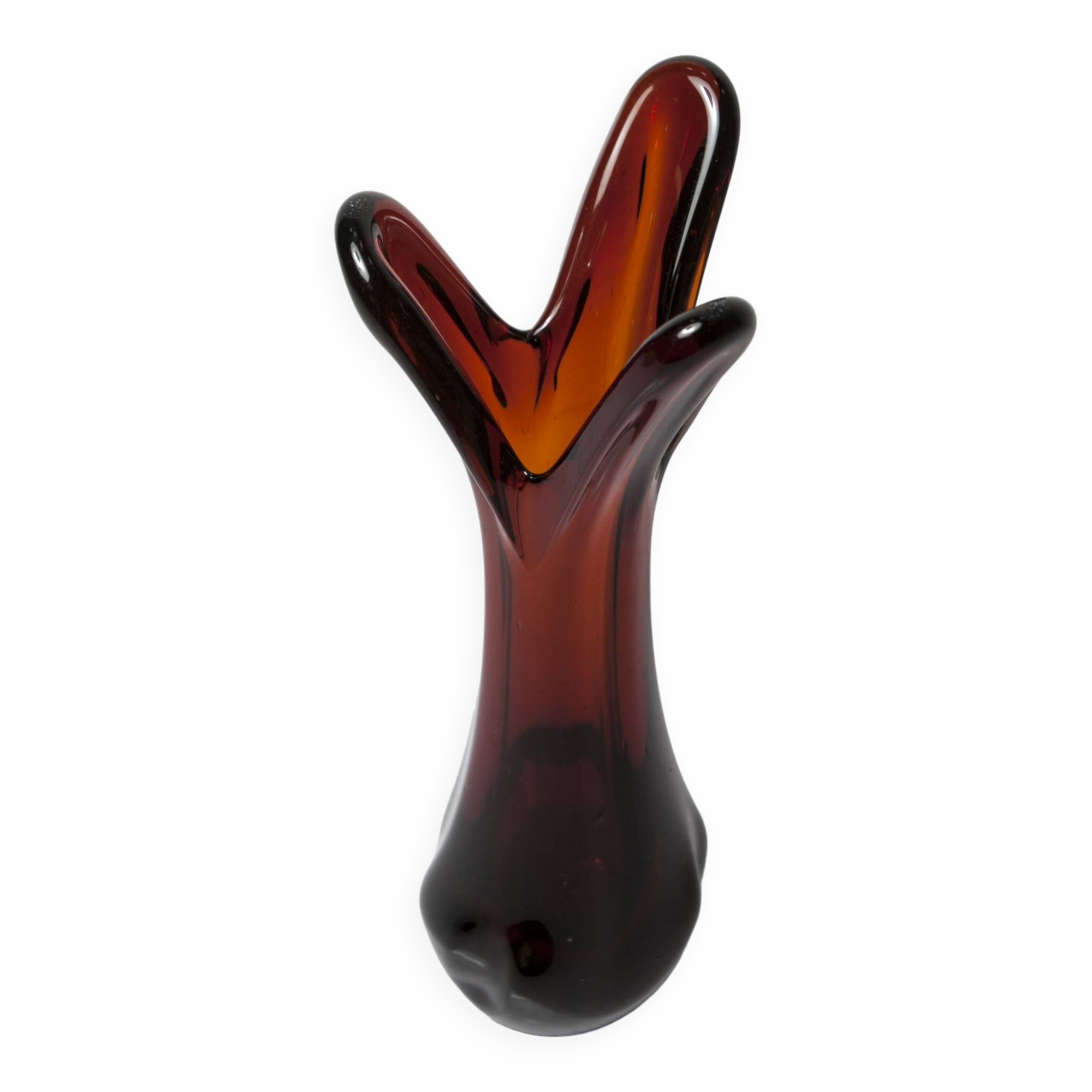 New look vase h28.5cm Murano glass 1970