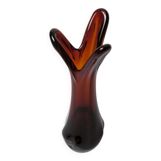 New look vase h28.5cm Murano glass 1970