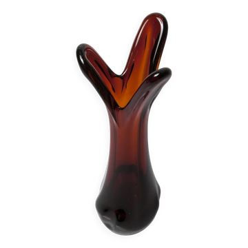 Vase new look h28.5cm verre de Murano 1970