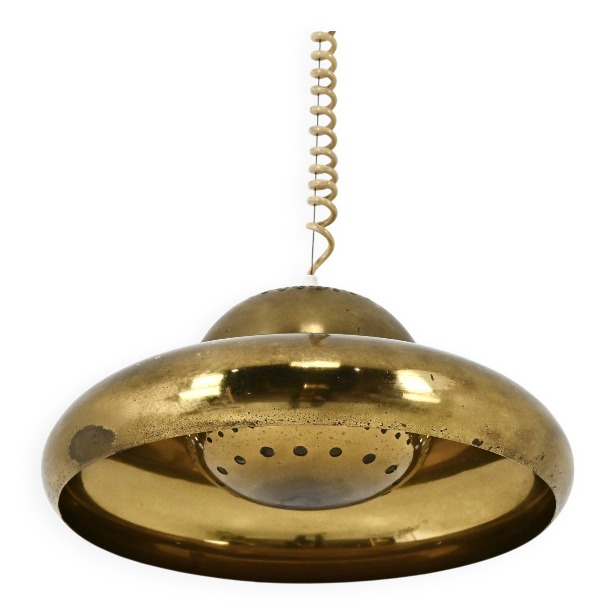 Pair of "Fior di Loto" pendants by Afra & Tobia Scarpa for Flos, year