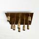 Vintage German Brass Ceiling or Wall Lamp from Sölken, 1970s