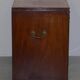Georgian military campaign desk Regency with large map drawer