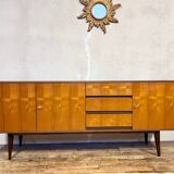 Vintage sideboard with metal legs