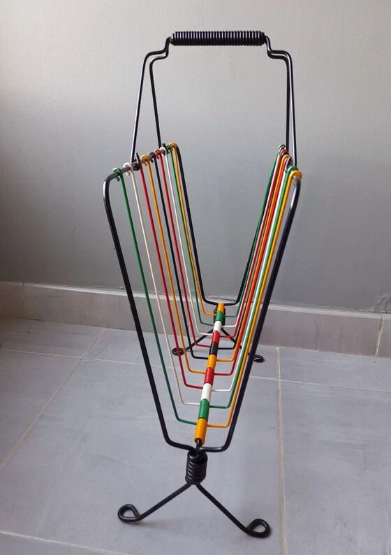 1960s Scoubidou magazine racks