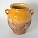 Yellow glazed jar
