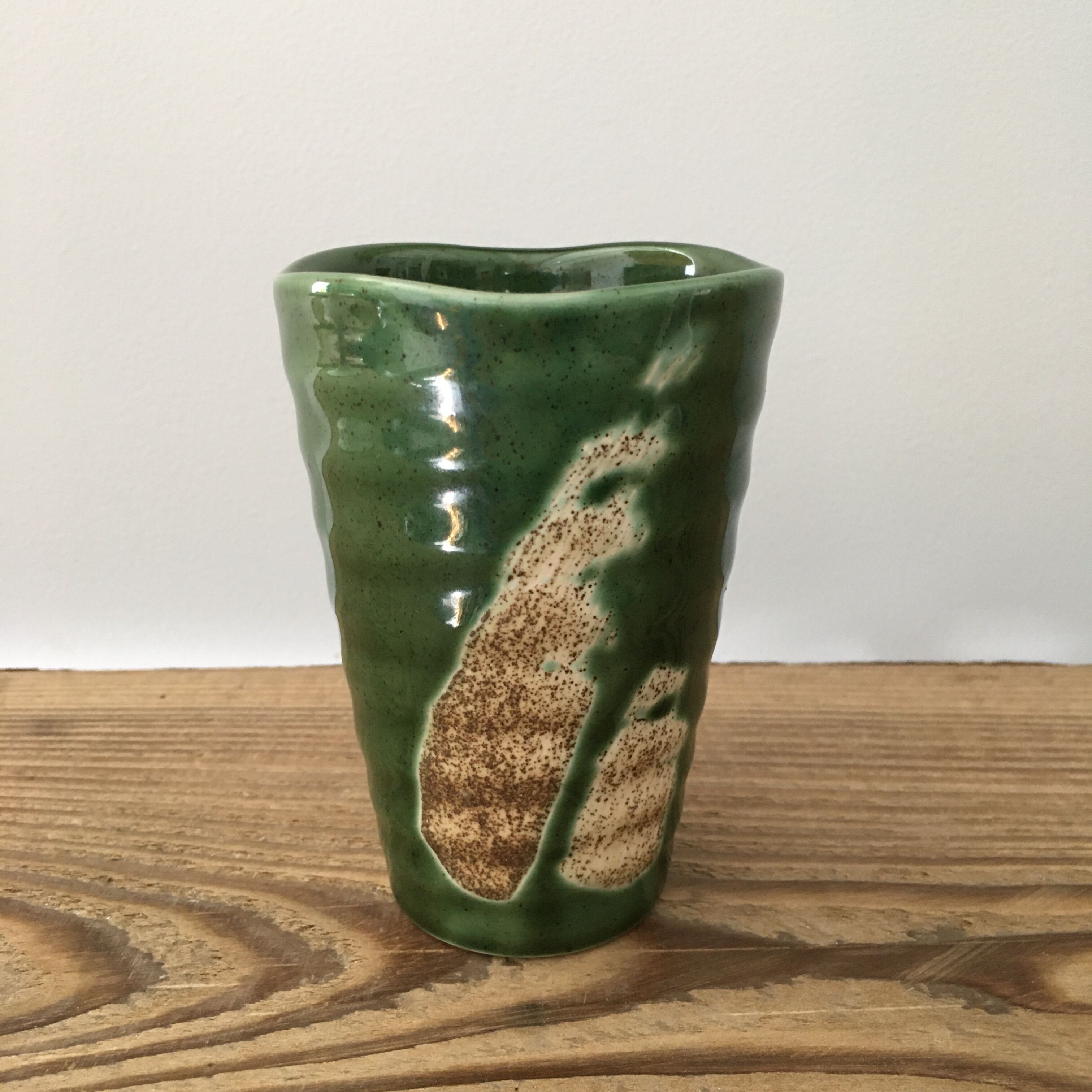 Green vase