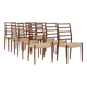 Set of 8 'Model no. 82' dining chairs