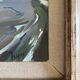 Painting "La Lagune" Marine Seaside signed and frame
