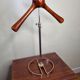 Old coat rack design "molecule" in metal and wood adjustable