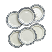 6 flat plates iron earth salins