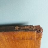 Old door with a bronze handle