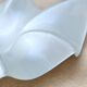 Empty pocket cup in pearly glass signed Pierre Cardin, 1970s