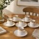 Porcelain coffee cups