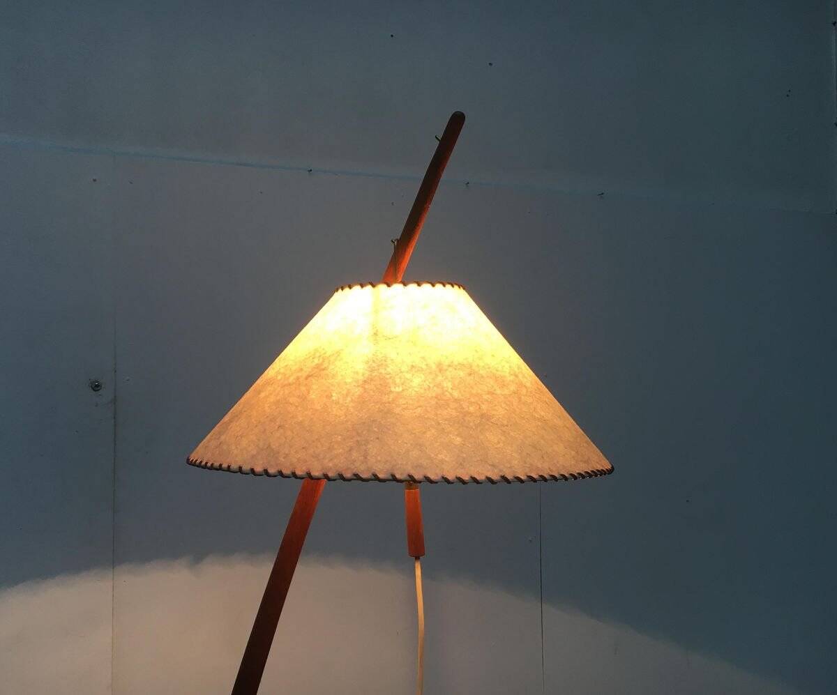 Mid-century Dornstab floor lamp by A. Pöll for Kalmar